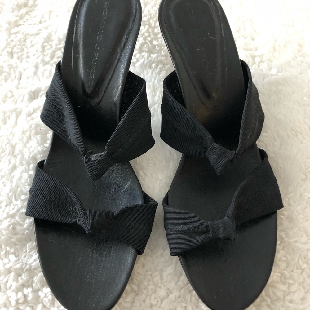 Donald Pliner Slides with 2 inch heels Size 7